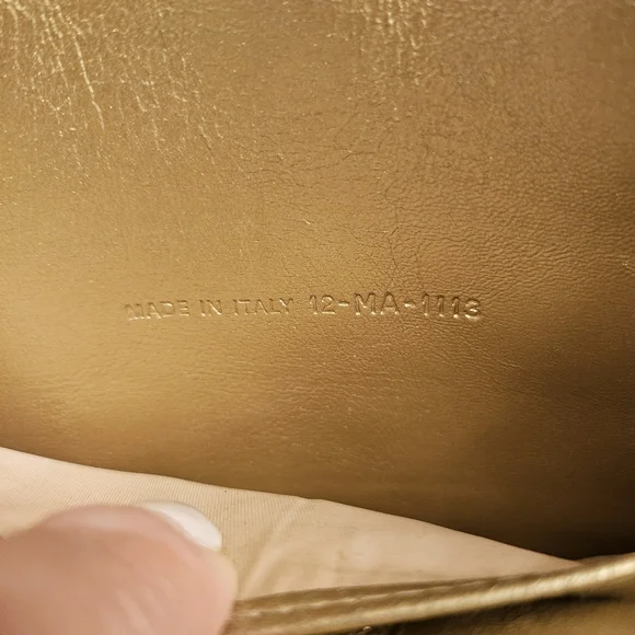 Dior Gold Quilted Chain Bag (WOC) - Picture 11 of 14